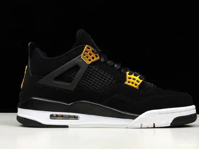 Bmlin Shoes Metallic Royalty Jordan 4 Air 308497-032 Gold-White Black 0625